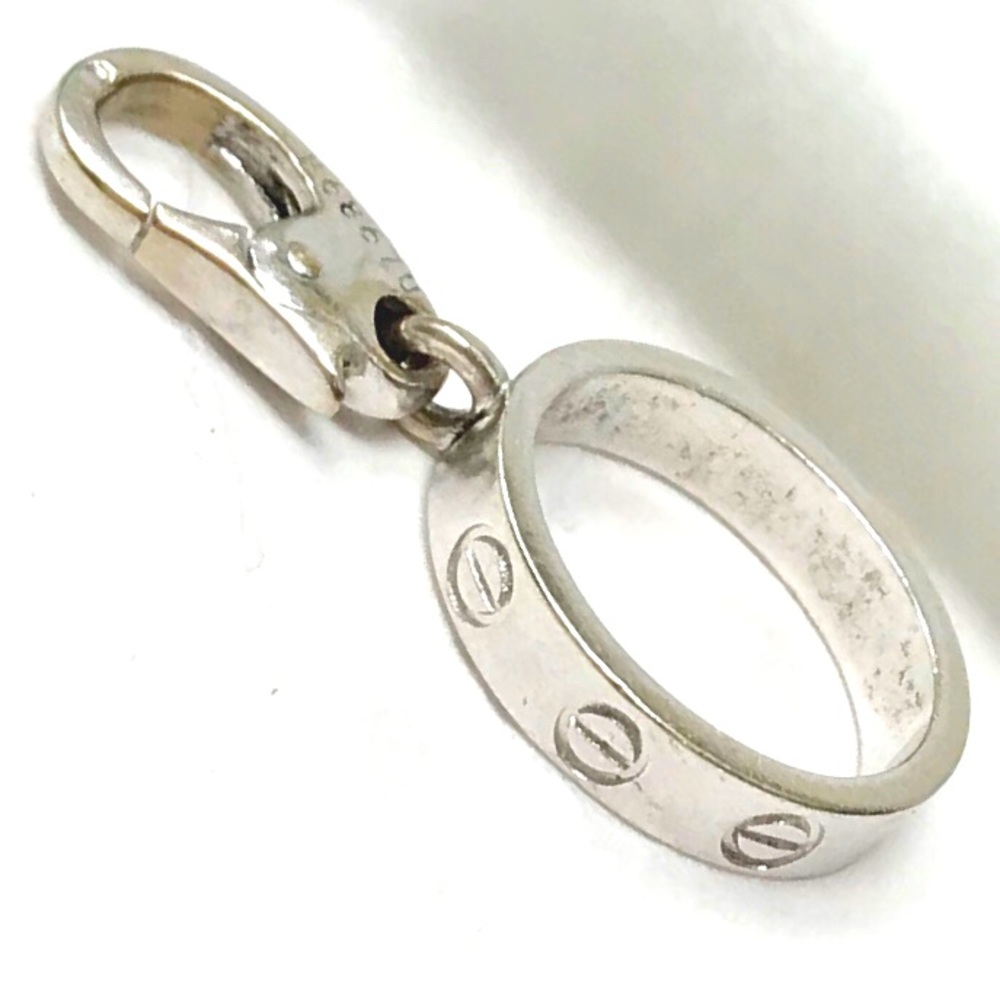 Cartier 18k White Gold Love Pendant